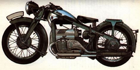 1934 Zundapp Motorcycle