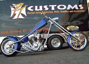 PT Customs - Blue Bike
