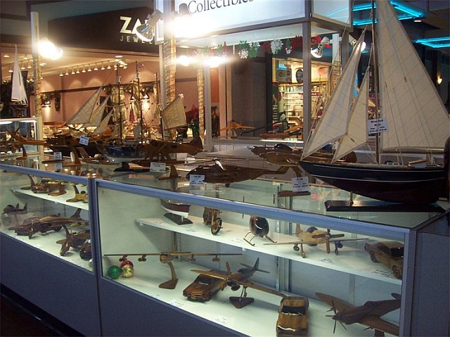 Hand Crafted Mahogany Models